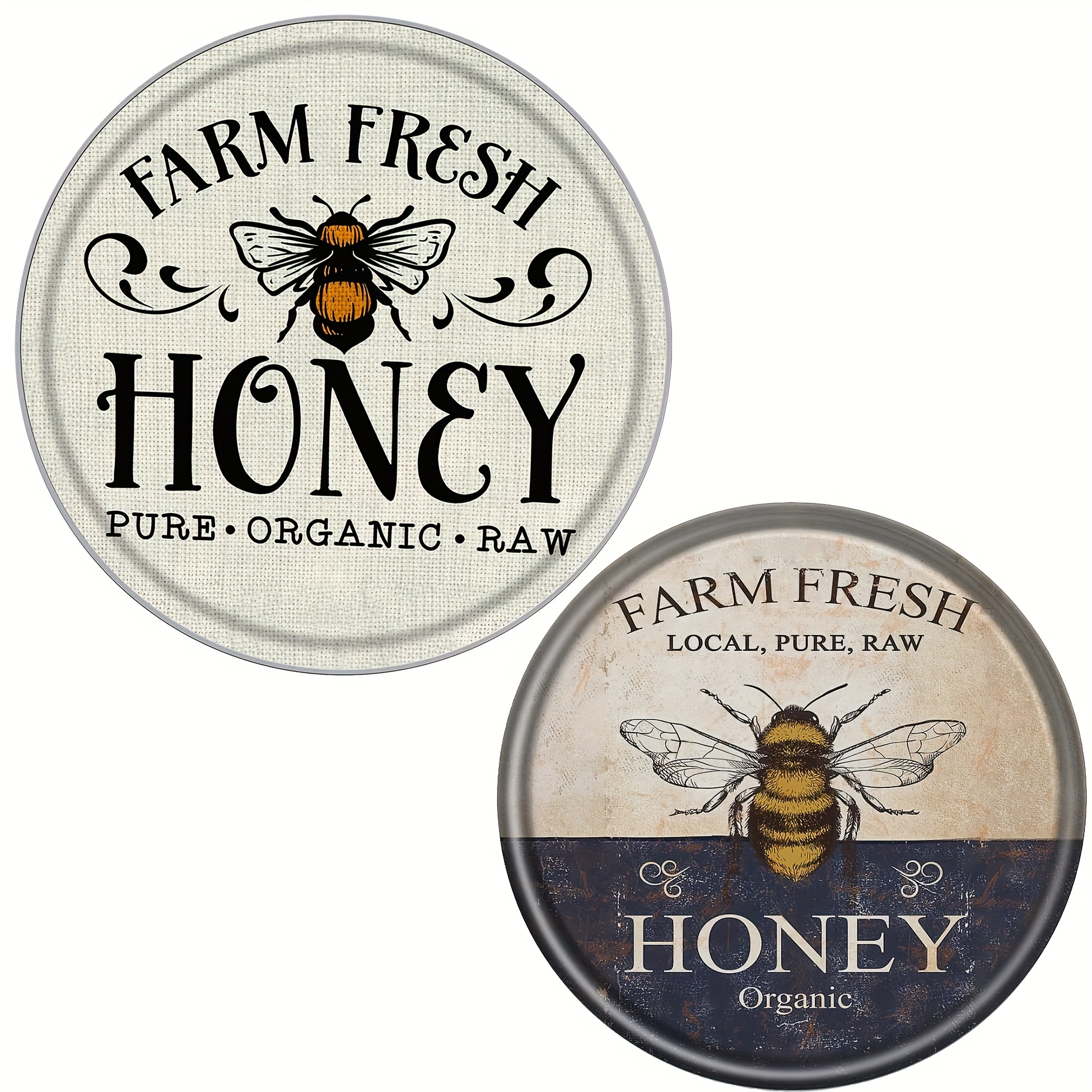 Farm Fresh local honey bee decor for the home