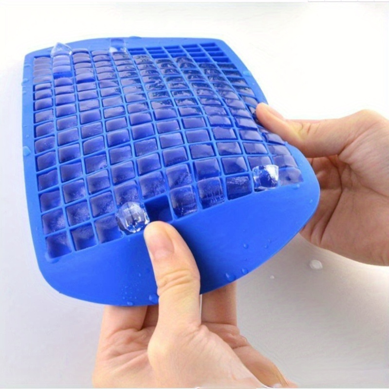 160 Grid Mini Silicone Ice Tray Ice Cubes Foldable Ice Mold Ice Breaker Ice  Grid Tray Small Square Mold Ice Maker Silicone Mold - AliExpress
