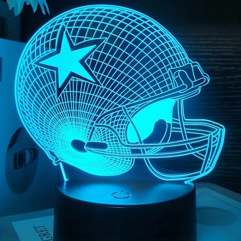 NFL Football Helmet Table Lamp