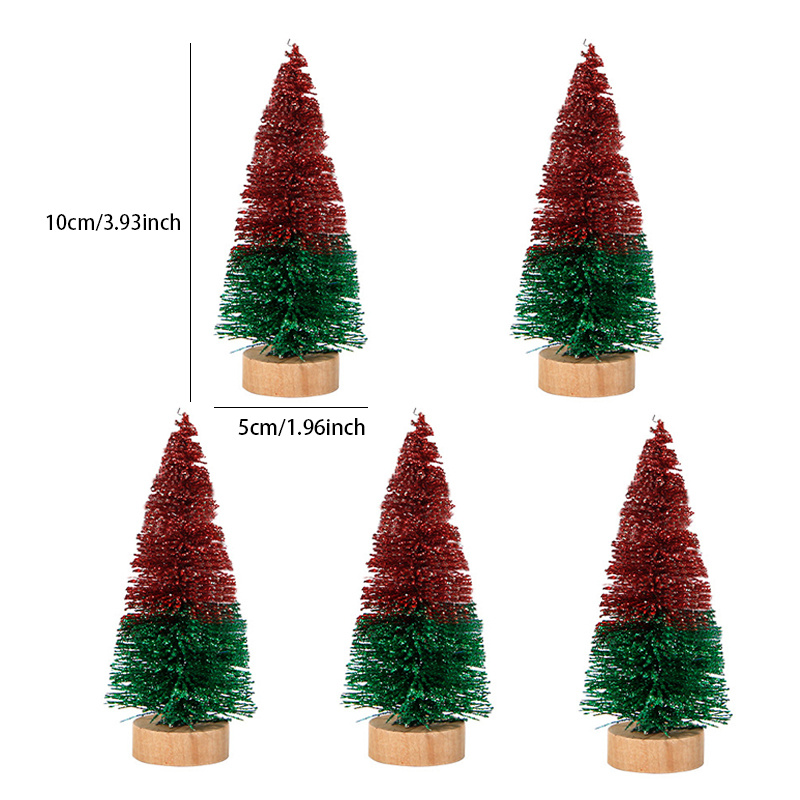 New Christmas Decorations Cedar Tree Christmas Tree Scene - Temu