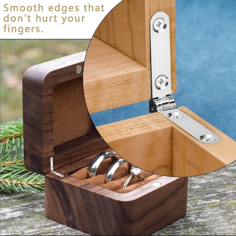 TamBee Small Hinges Jewelry Box Hinges Wooden Box Accessories 90 Degree  Hinge Folding Hinge Wooden Box Accessories Zinc Alloy Chest Case Hinge with