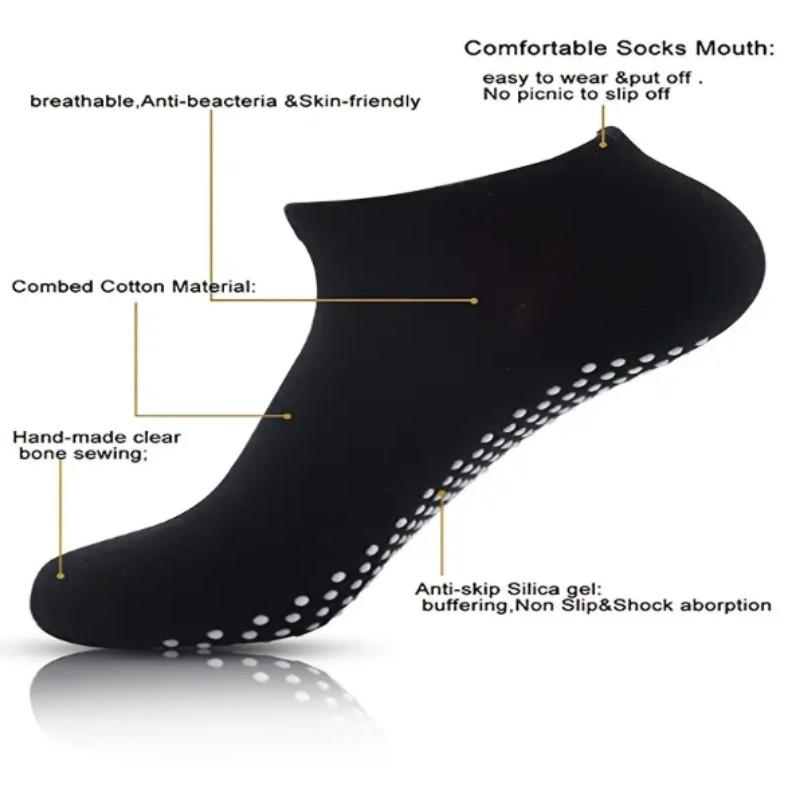 Breathable Socks Ballerina Socks Non Slip Socks Transparent Low Socks Boot