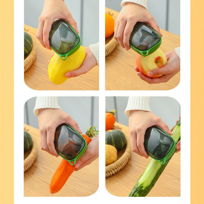 Multifunctional Storage Type Peeling Knife With Storage Tube Peeler  Vegetable Fruit Peeling Supplies Household Supplies Kitchen Gadget - Temu