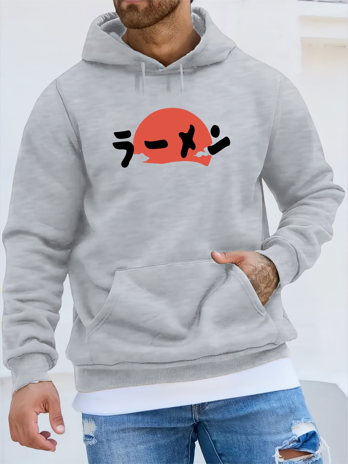 Japanese hot sale print hoodies