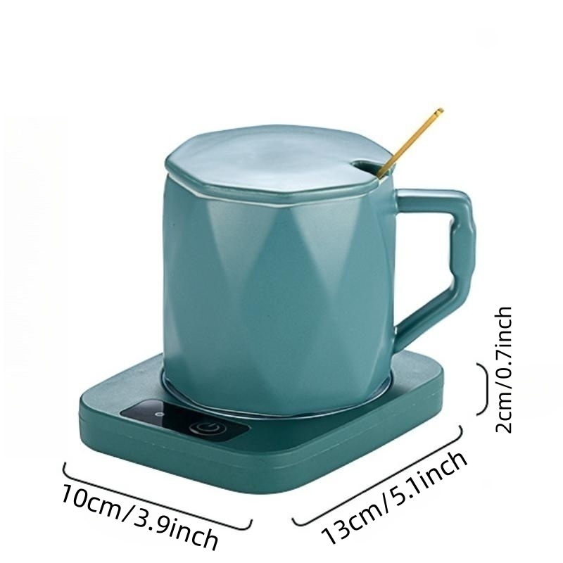 Electric Heated Coaster Coffee Mug Cup Warmer Pad Usb - Temu United Arab  Emirates