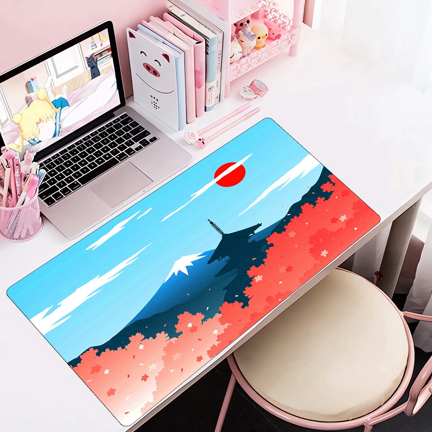 Leather Desk Pad Protector,Mouse Pad,Office Desk Mat, Non-Slip PU Leather  Desk Blotter,Laptop Desk Pad,Waterproof Desk Writing Pad for Office and  Home