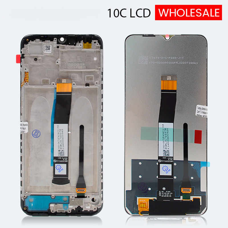Écran tactile LCD AMOLED pour Xiaomi Redmi Note 12 Pro Plus, cadre