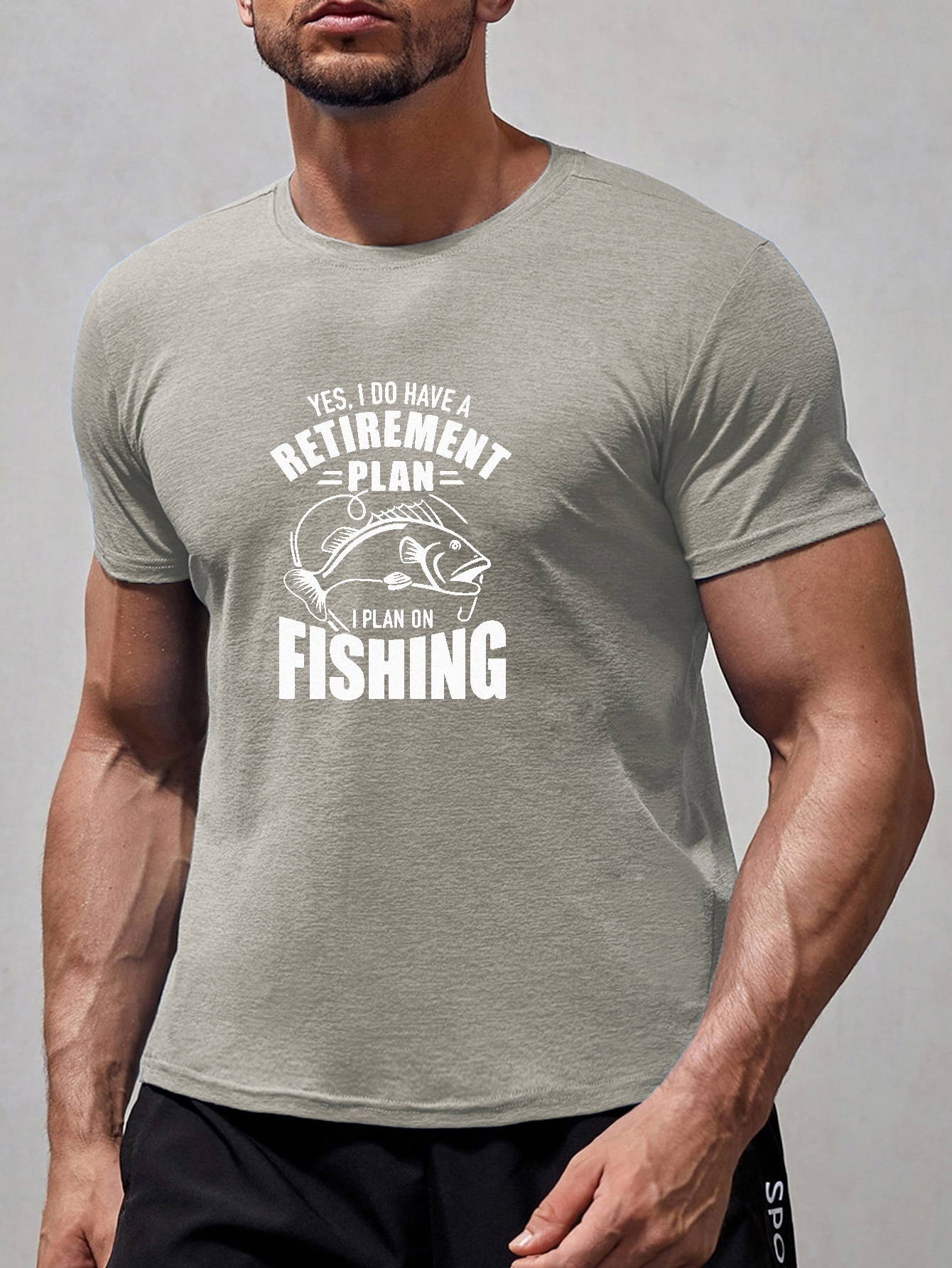 Yes, I Do Have A Retirement Plan To Go Fishing T shirt Men T-Shirt