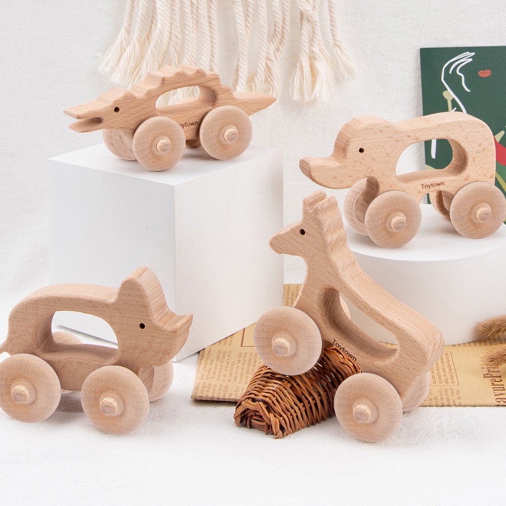 Wood Toy Axle Pegs, Wood Wheels