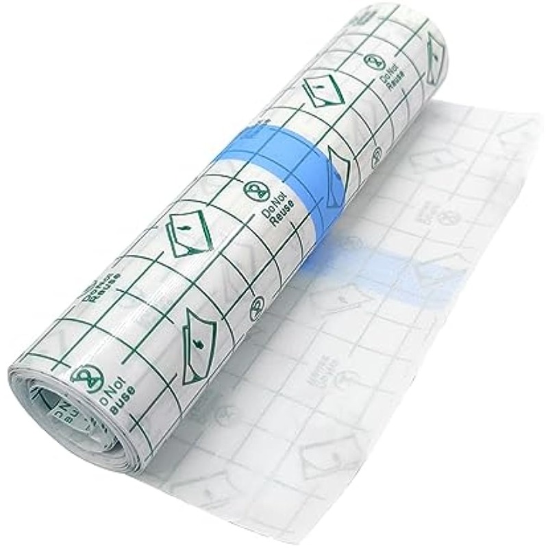 Post-tattoo care bandage-Waterproof tape for skin protection-Second skin  bandage for wound healing-Transparent tattoo wrap-Sterile and safe  transparent bandage roll tattoo supplies (10 meters long) 