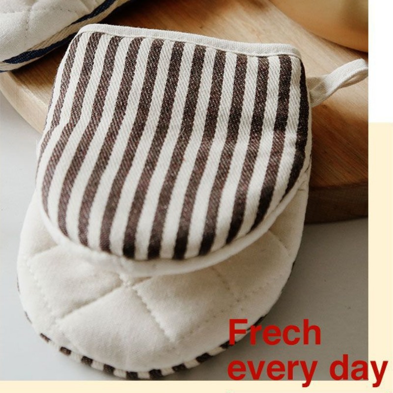 Cotton Oven Mitts Thickened Gloves Short Heat Resistant - Temu