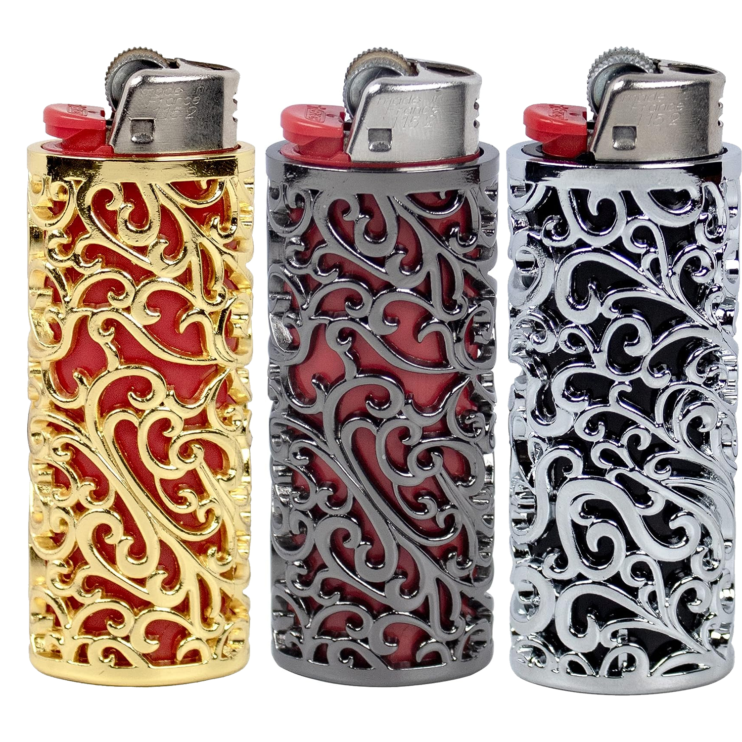 Designer Lighter Sleeve Case With Lighter