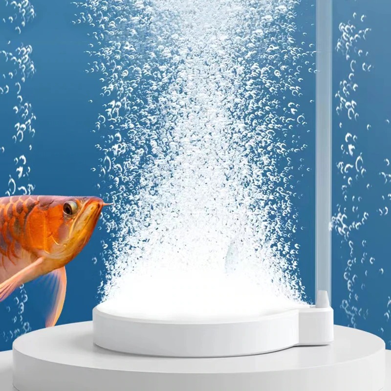 Pompe à air pour aquarium, pompe à oxygène silencieuse avec tuyau d'air,  pierre à bulles