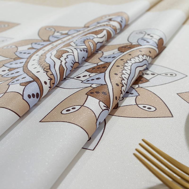 Mantel impermeable Rectangular moderno para decoración de fiestas