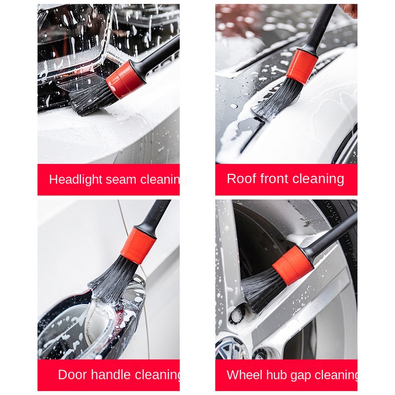 MoreChioce 20Pcs Car Detailing Brush Set Auto Wheel Tire Brushes Set for  Cleaning Wheels Interior Exterior Dashboard Leather Air Vents 