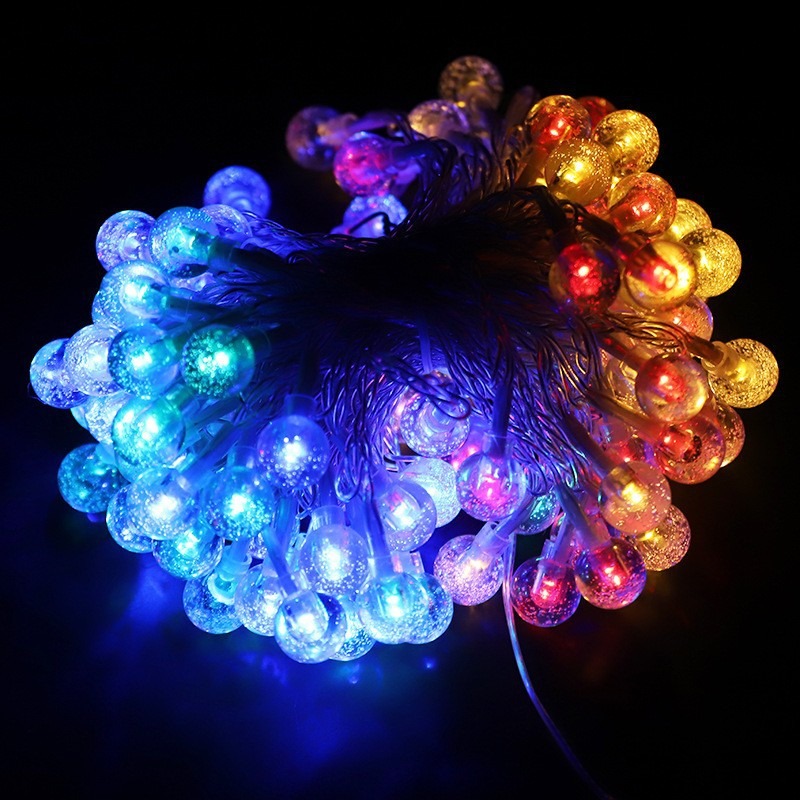 10led/20led/40led Christmas Lights Star Bubble Ball Lamp - Temu