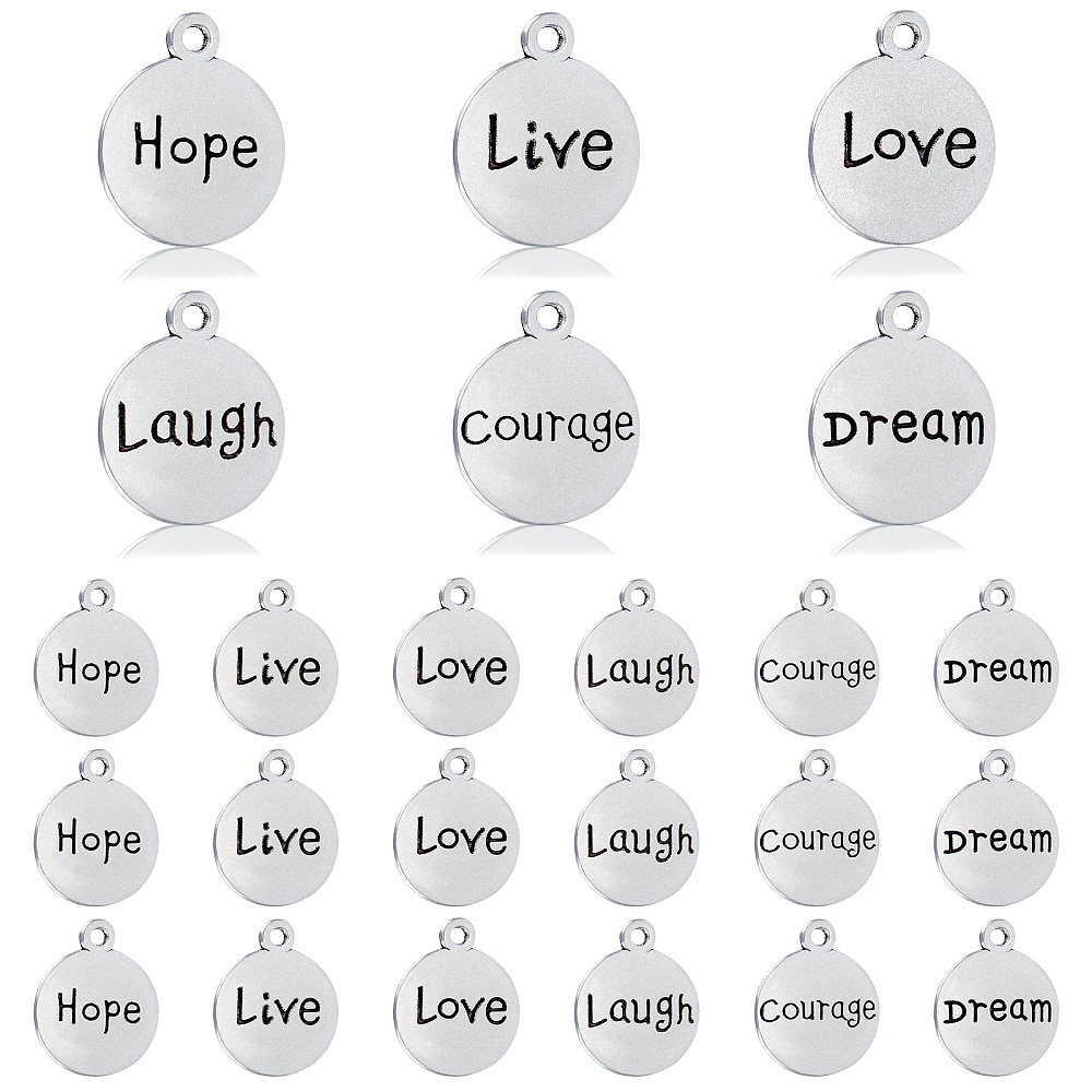 Zinc Alloy Charms Stickers Antique Silver Color Inspiration - Temu