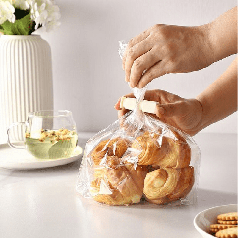 6pcs Sealing Clips for Fresh Food Bread Snack Bags Spring Clamp