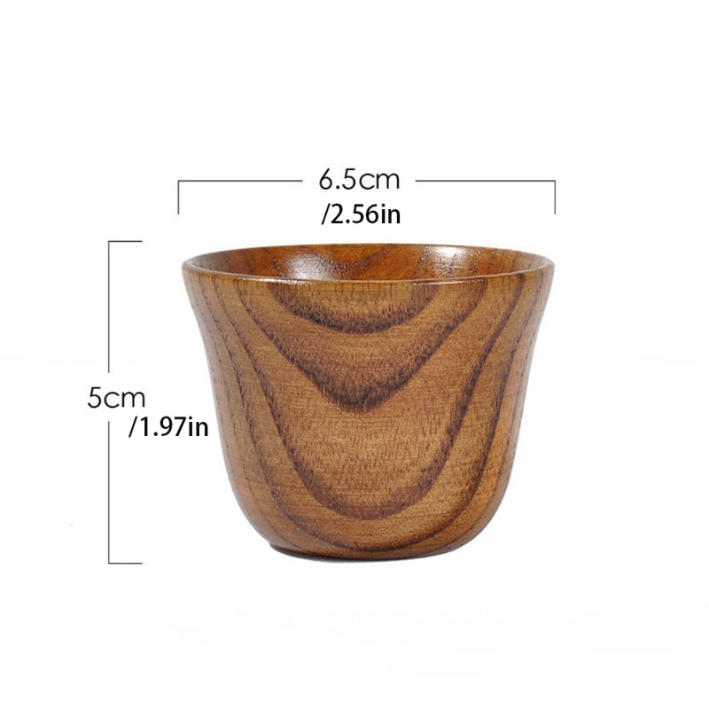 Wooden Big Belly Cups Handmade Natural Spruce Wood Cups Beer Tea Coffee  Milk Mug