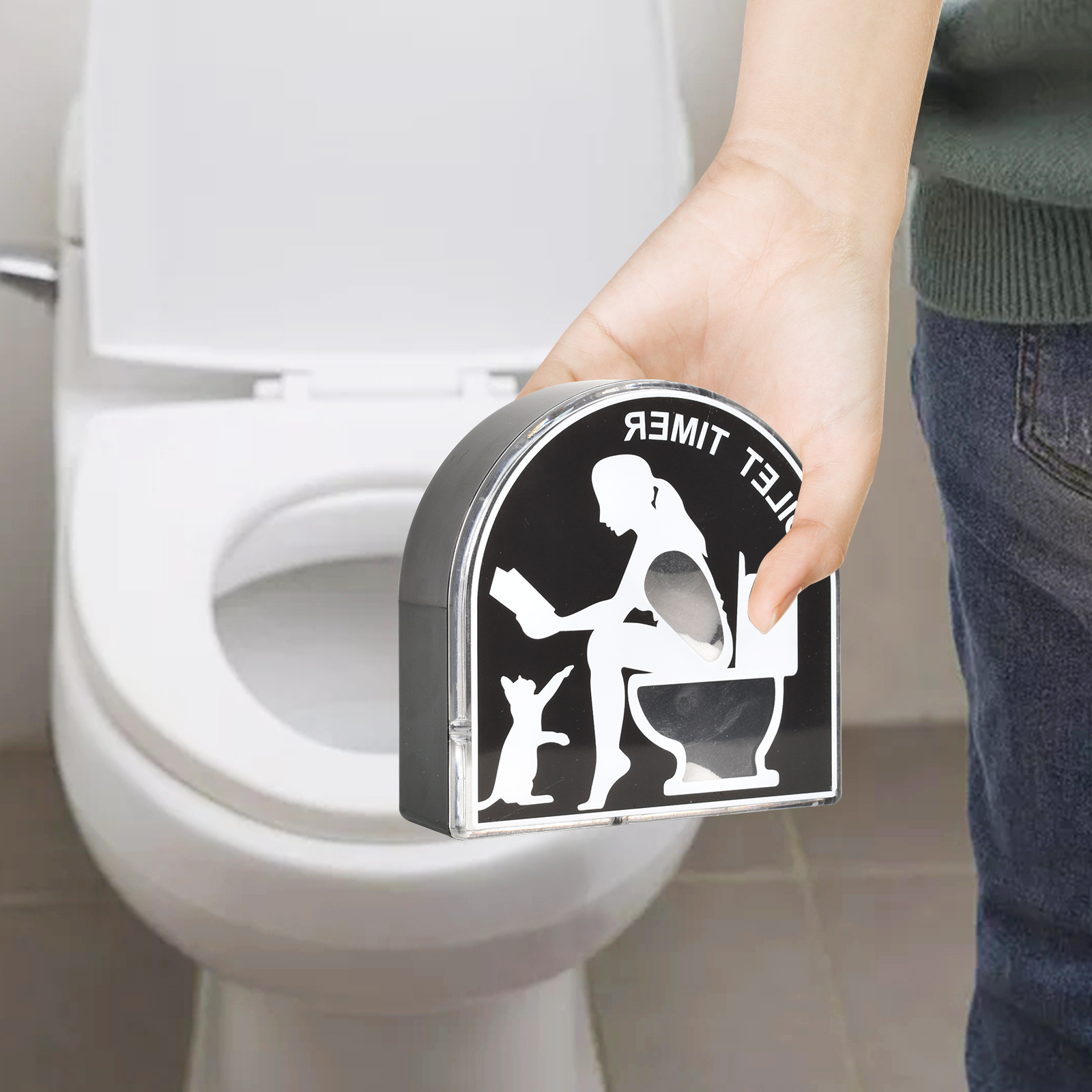 Does your partner need this 'Toilet Timer'? This gift is going