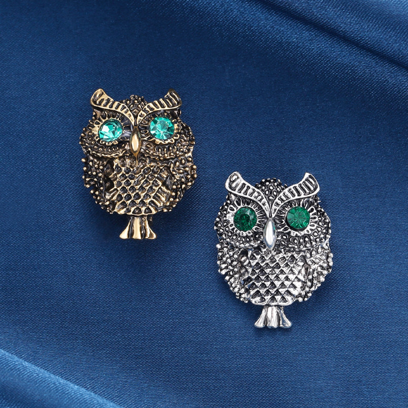 Elegant Rhinestone Owl Brooch Pin Women Girls Perfect - Temu