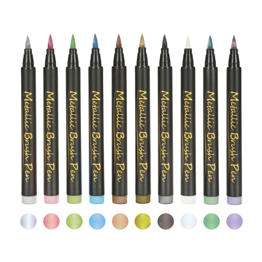 Soft Headed Metal Marker Pens 10 Color Water based Paint - Temu