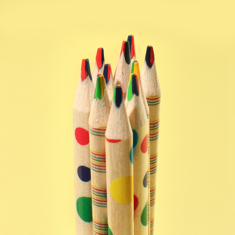 10pcs Quatre Couleurs Arc-en-ciel Crayon Peinture Ensemble De Crayons De  Couleur Pour Les Enfants Dessin Crayons École Couleurs Pencils - Temu  Belgium