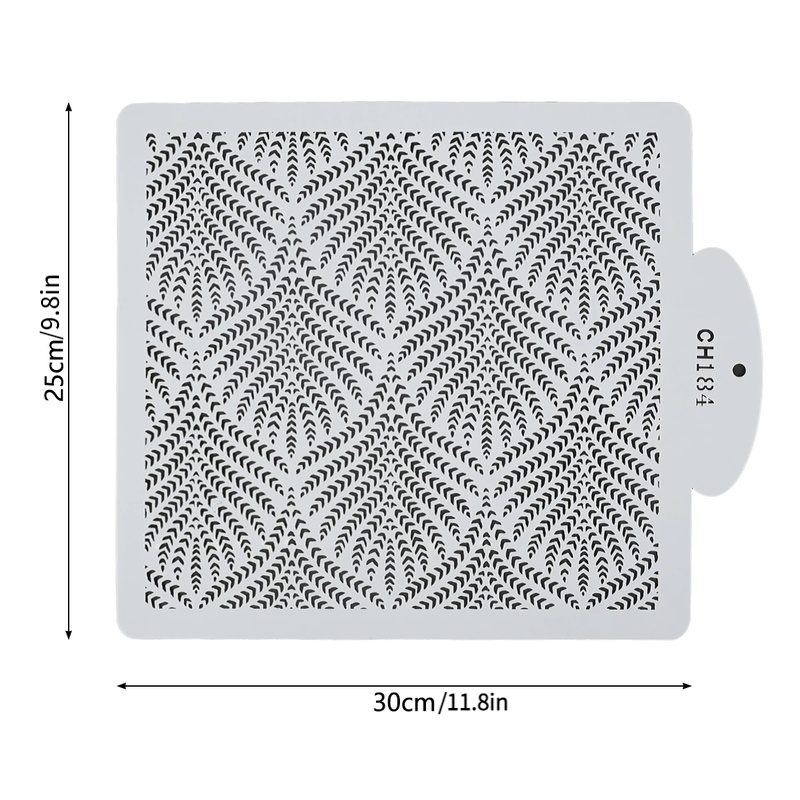 Cake Stencil Cake Decorating Stencils Mold Plastic Templates - Temu