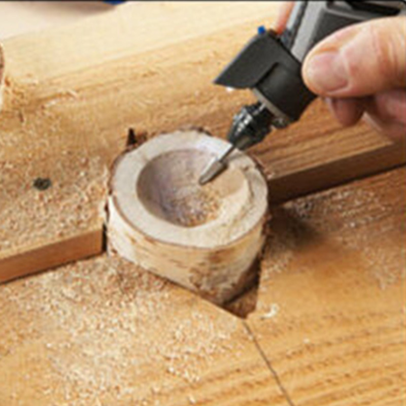 20pcs Diamond Grinding Heads Mini Bit Rotary Drill Tool Burrs 3mm Shank