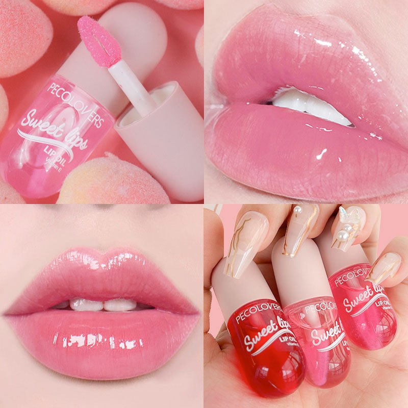 Strawberry Flavored Watery Crystal Clear Jelly Lip Oil Lip - Temu
