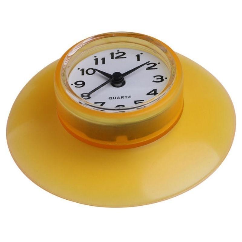 1pc Grande Orologio Da Bagno Ovale Appendibile, Orologio Da Doccia  Impermeabile, Orologio Da Parete Silenzioso In Silicone Resistente  All'Acqua