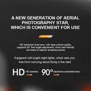 wryx new ae10 mini rc drone dual camera with light flow drone gps fpv wifi profeseional helicopter rc plane toys for boys uav details 4