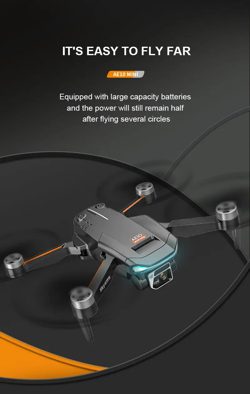 wryx new ae10 mini rc drone dual camera with light flow drone gps fpv wifi profeseional helicopter rc plane toys for boys uav details 10