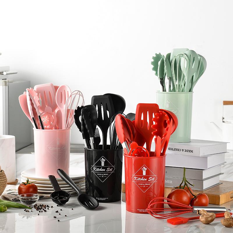 22Pcs Silicone Cooking Utensils Set, Heat Resistant Silicone