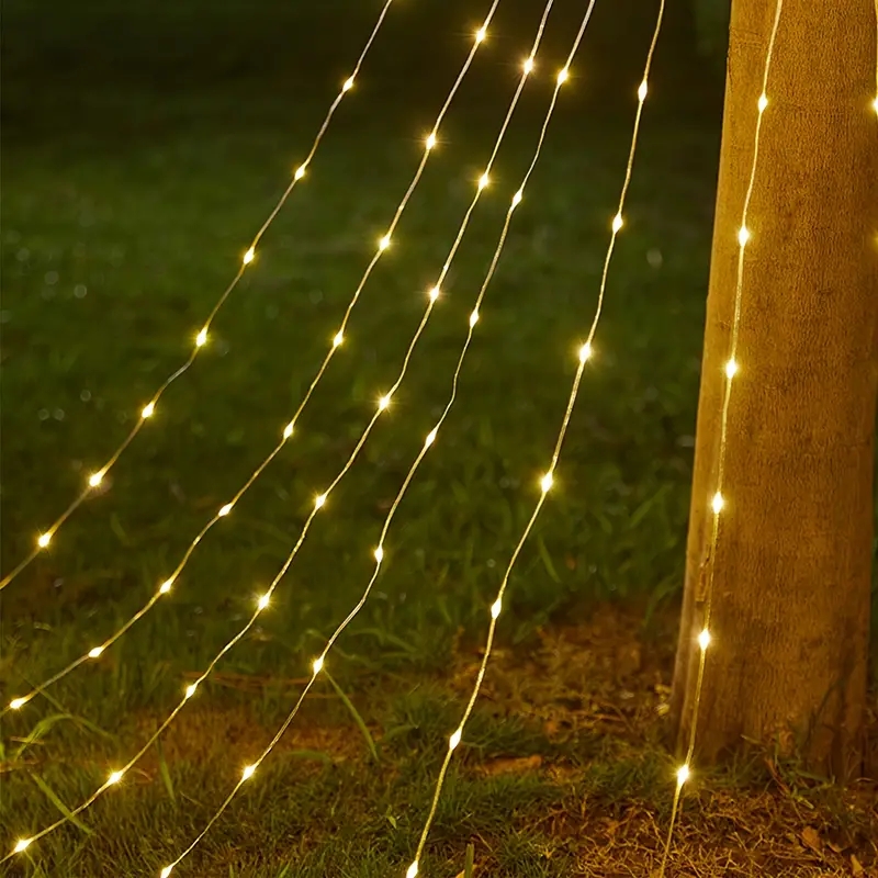 Outdoor Christmas Decorations Star String Light Usb Power 8 - Temu