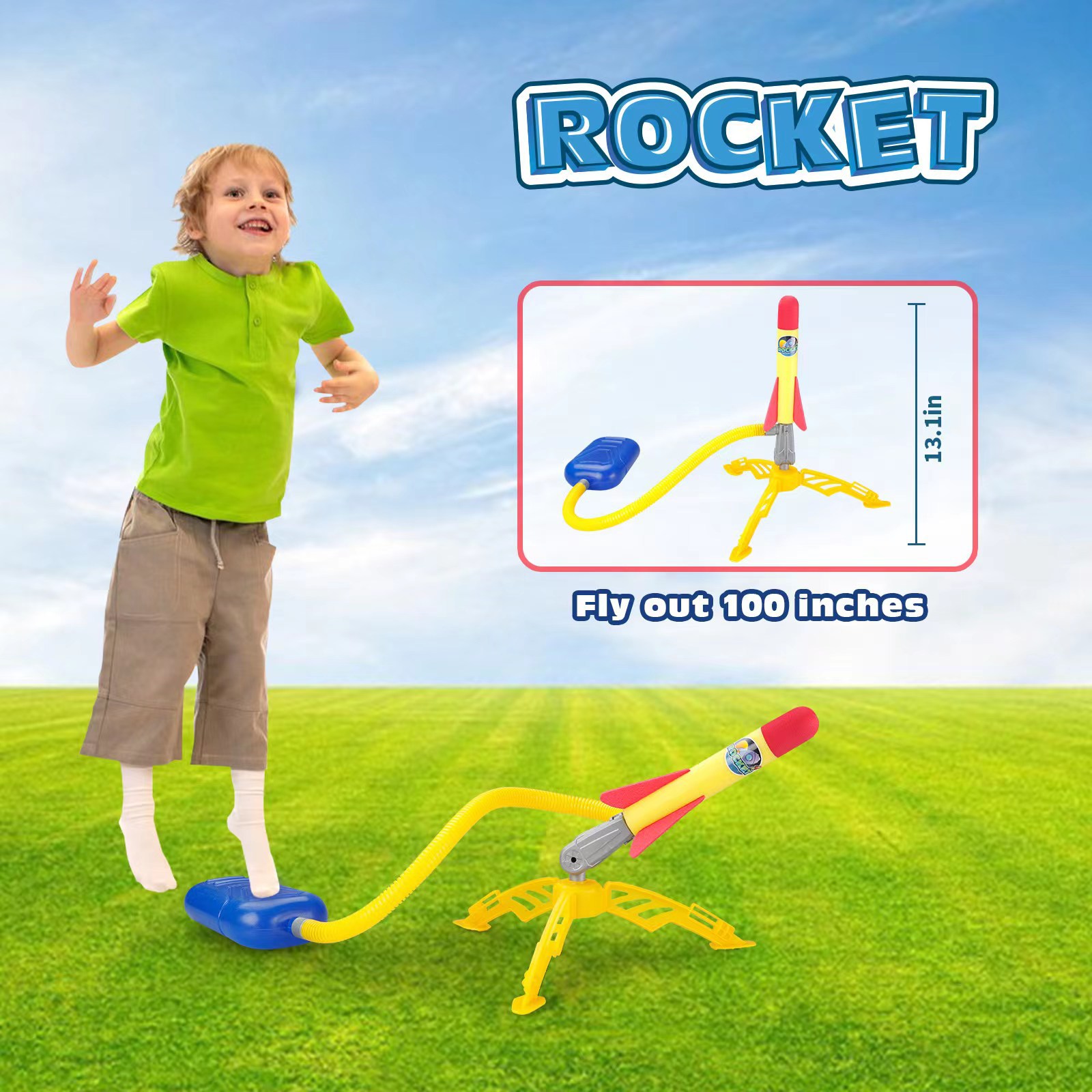 Lance roquettes Jouet Pour Enfants – Tire Jusqu'à 100 Pieds - Temu