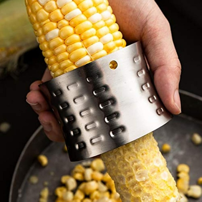 2-Piece: Stainless Steel Corn Cob Peelers