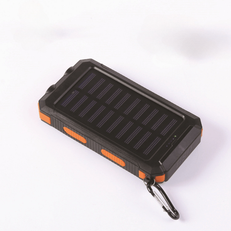 Cargador Portatil 20000mah Solar De Bateria LED USB Dual Para