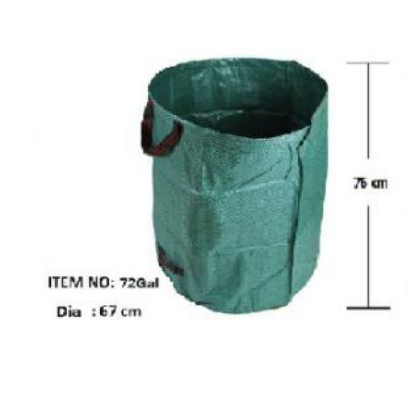 120\-500L Large Capacity Garden Bag Reusable Leaf Sack Trash Can