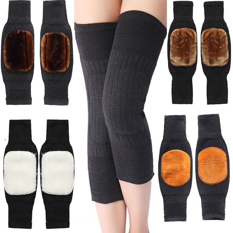 1Pair Thermal Knee Warmers Joints Arthritis Leggings Socks Sleeves