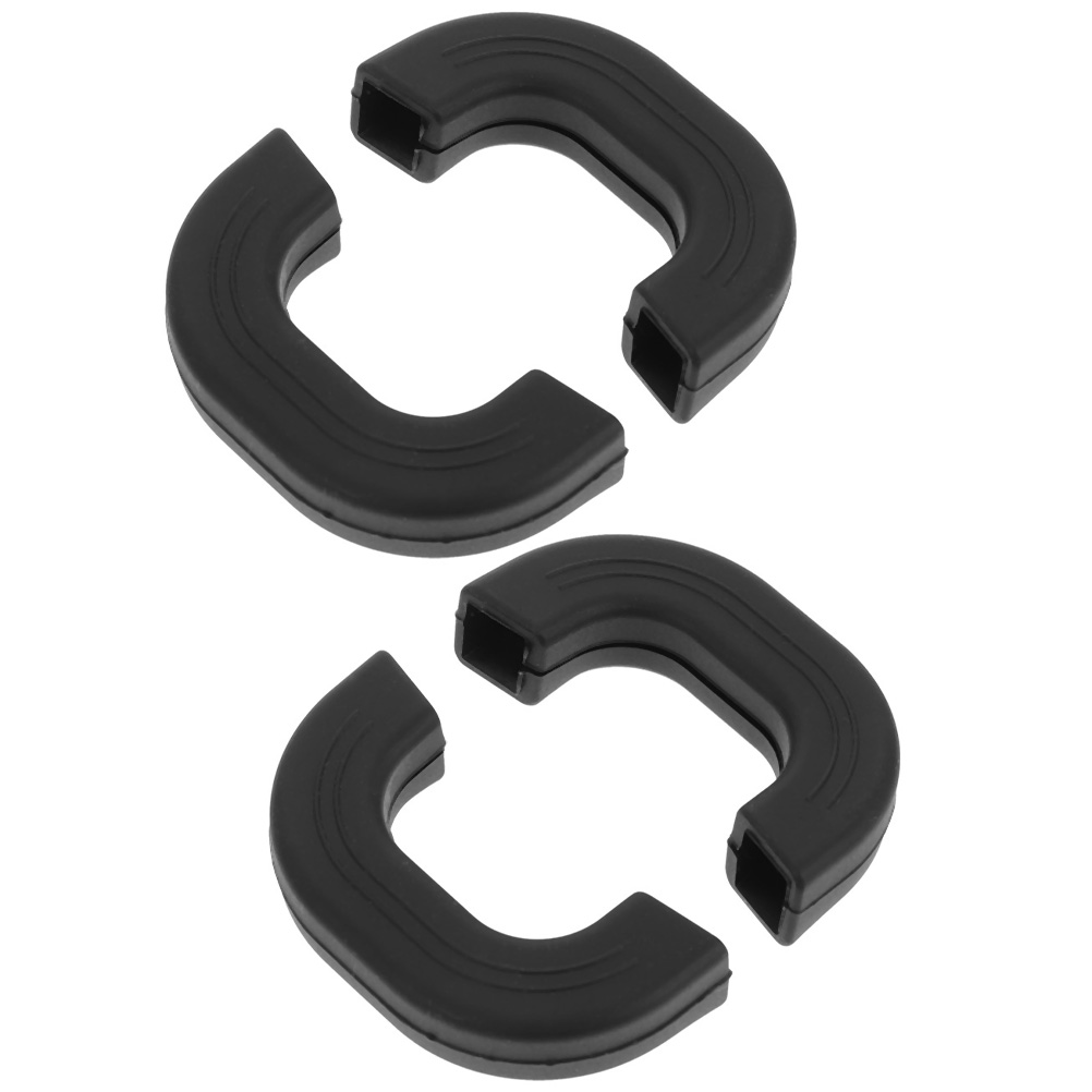 

2pcs Black Silicone Pot Handle Covers - Heat-resistant Grip Sleeves For Kitchen Cookware, Frying Pans & Steamer Handles - , Non-scald Kitchen Tools