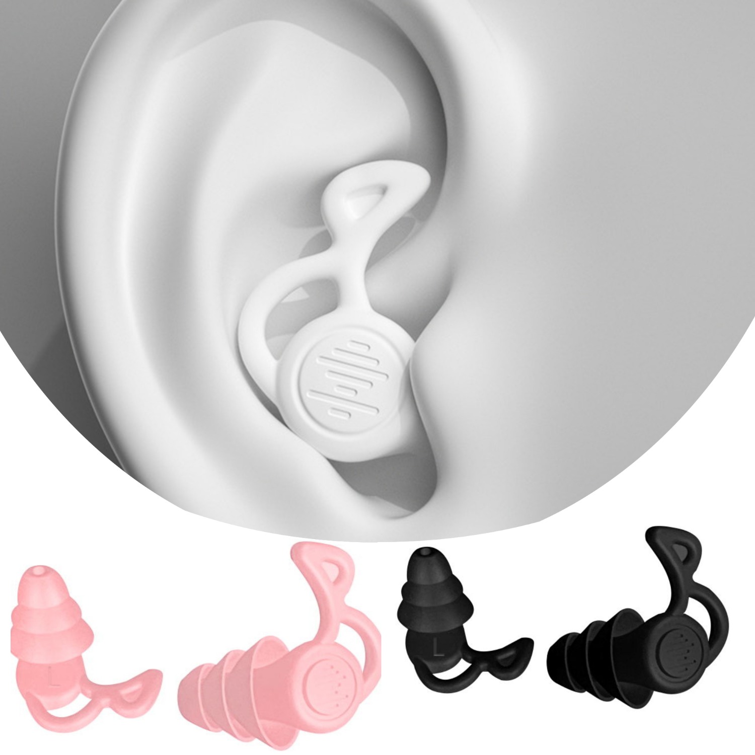 

2pcs Special Super Soundproof Anti-noise Soundproof Device, Noise Reduction Nano Sleep Earplugs, For Sleeping And Sleeping