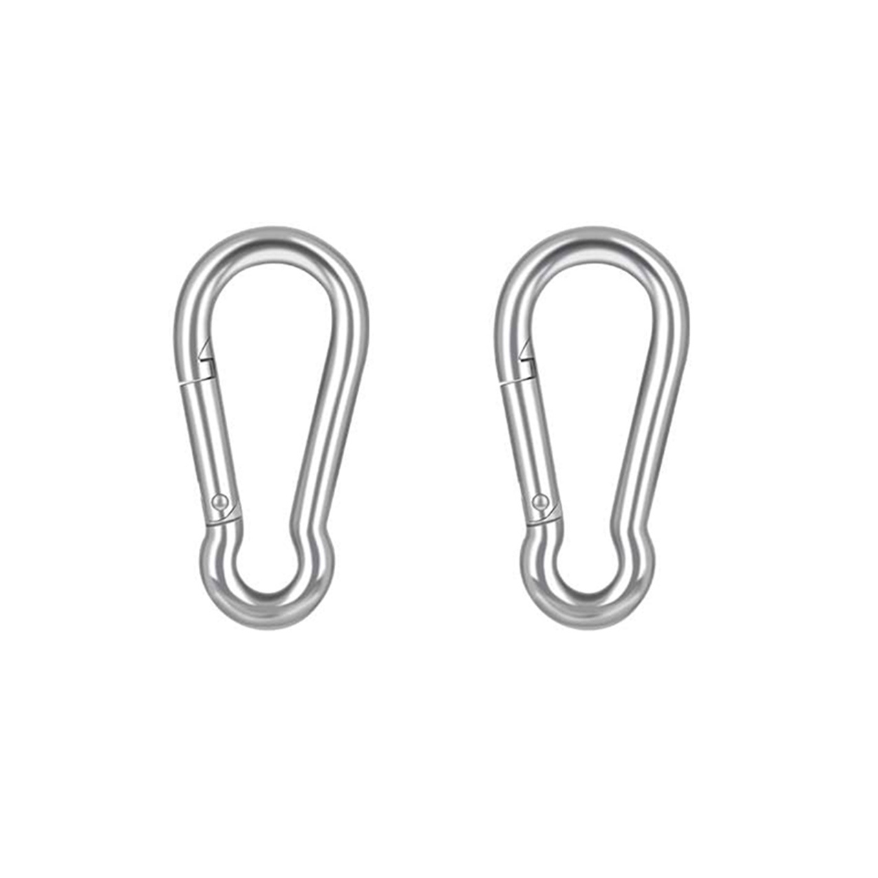 10pcs Snap Hook Stainless Steel Safety Rope Spring Carabiner