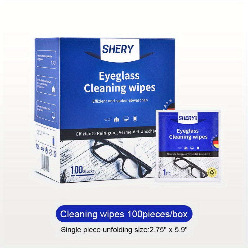 Eyewear Cleaning Wipes Eyewear Cloth Wipes Lens Wipes Screen - Temu