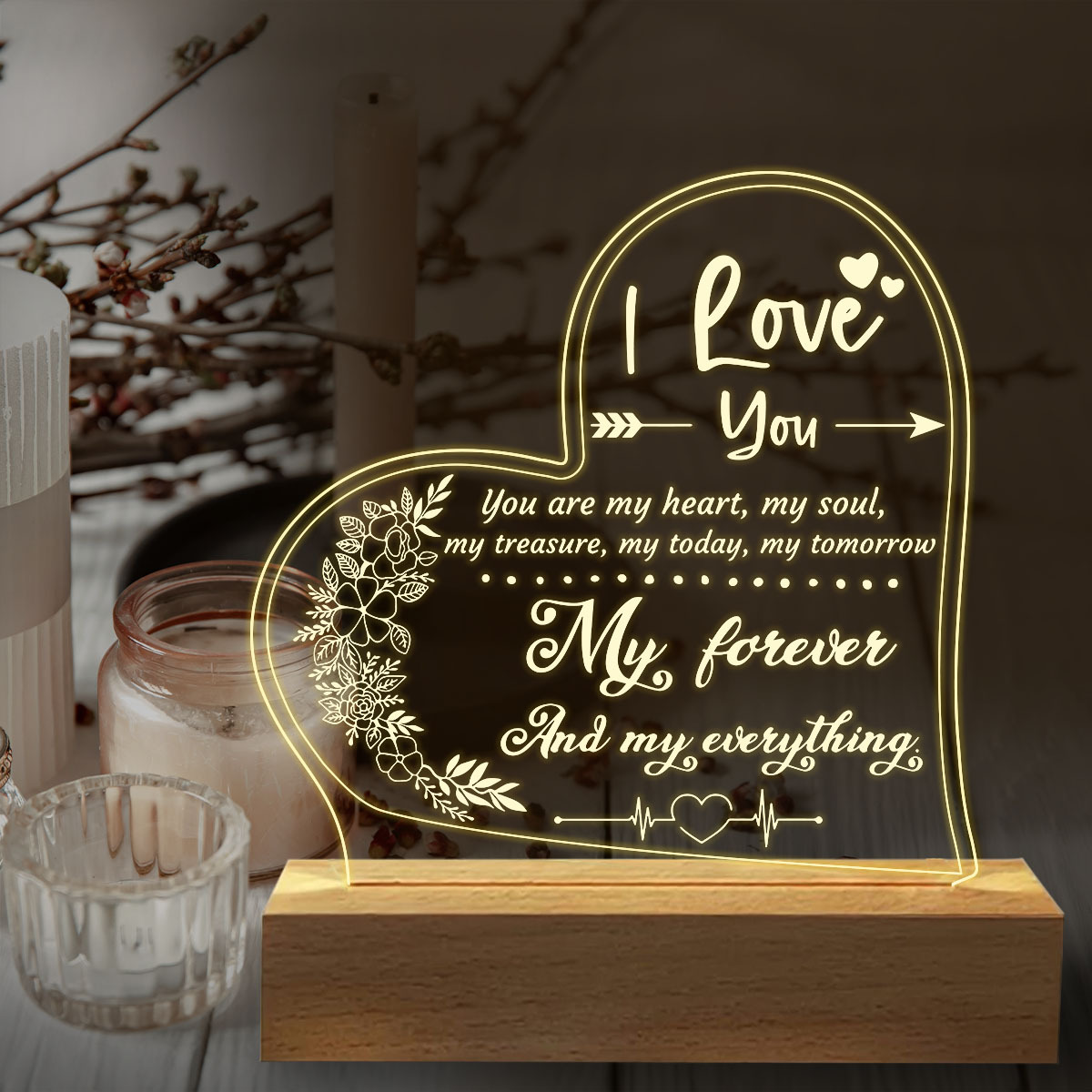  Valentines Day Gifts for Her - Personalized Night Lamp with  Picture for Women, Men, LED 3D Illusion Personalized Light, Gifts for  Anniversary, Birthday, Girlfriend, Boyfriend, Valentines Day Gifts : Tools 