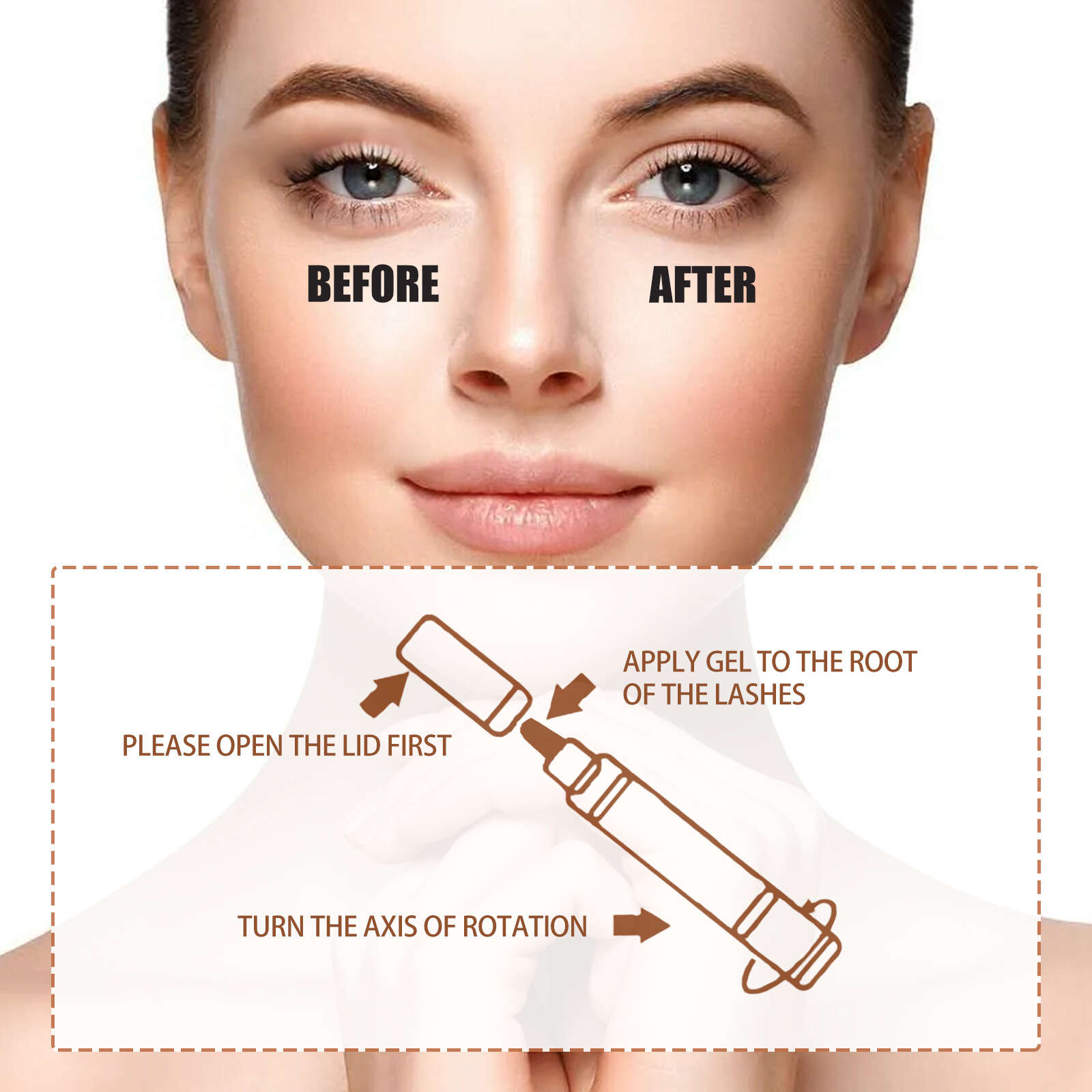 3pcs Double Eyelid Shaping Cream Long-lasting Waterproof Eye Cream
