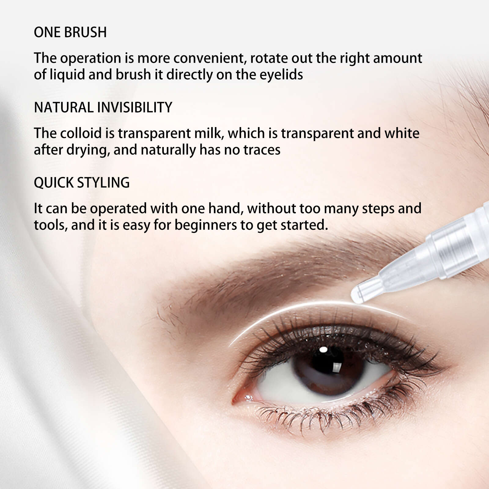 3pcs Double Eyelid Shaping Cream Long-lasting Waterproof Eye Cream