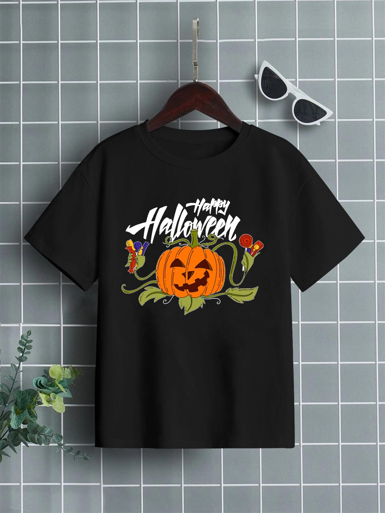 pumpkin head rocker halloween party' Unisex Jersey T-Shirt