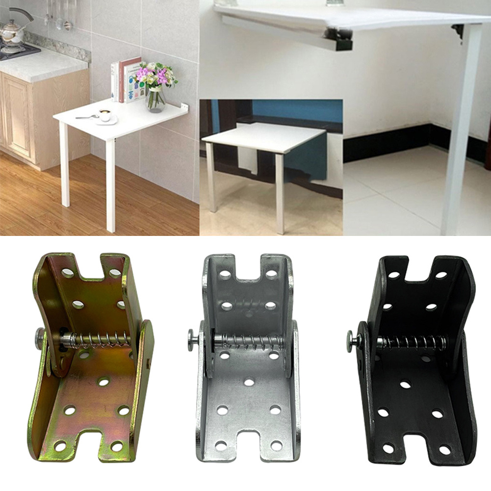 Metal 90 Degree Automatic Lock Folding Hinge Furniture Table Frame  Combination Table Chair Telescopic Foot, Hinges -  Canada
