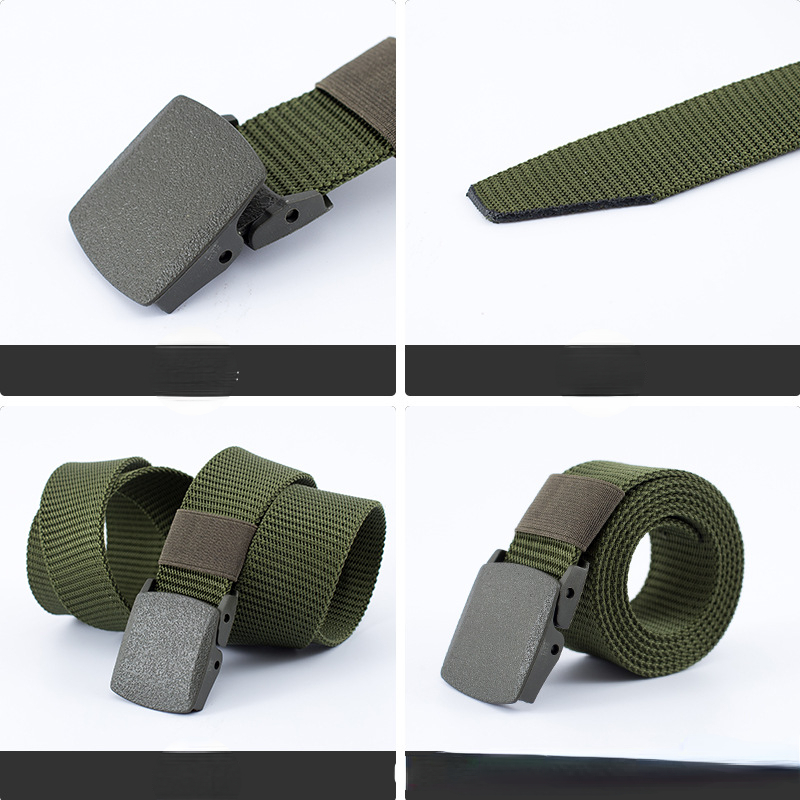 Men Canvas Belt Military Strap Waist Belts Webbing Adjustable